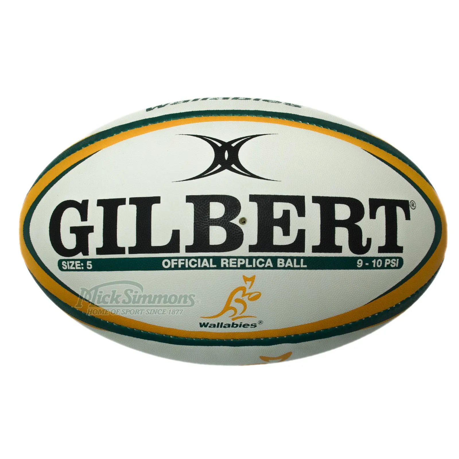 Gilbert Wallabies Australian Rugby Union Replica Ball size 5