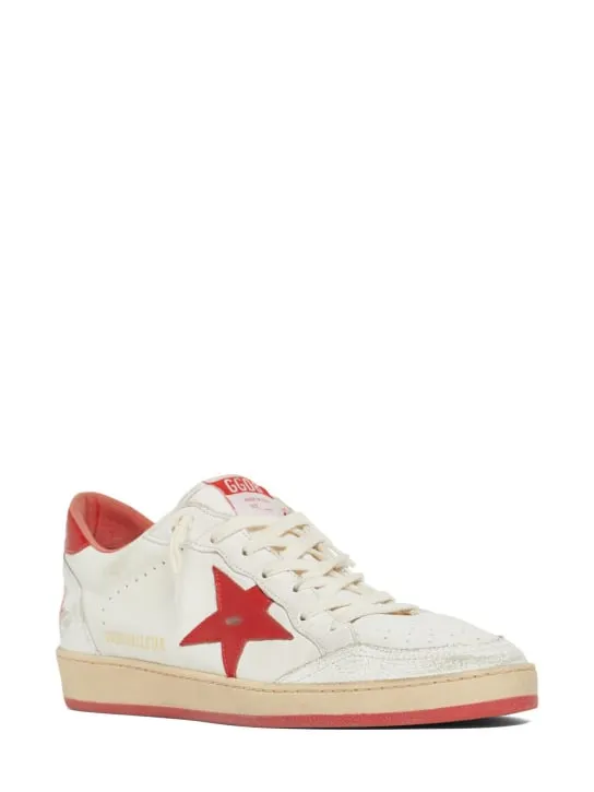 Golden Goose   Ball Star nappa leather &amp; nylon sneakers 