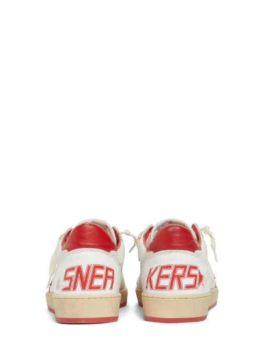 Golden Goose   Ball Star nappa leather &amp; nylon sneakers 