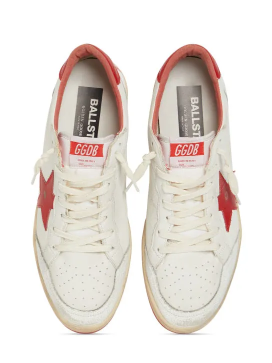 Golden Goose   Ball Star nappa leather &amp; nylon sneakers 