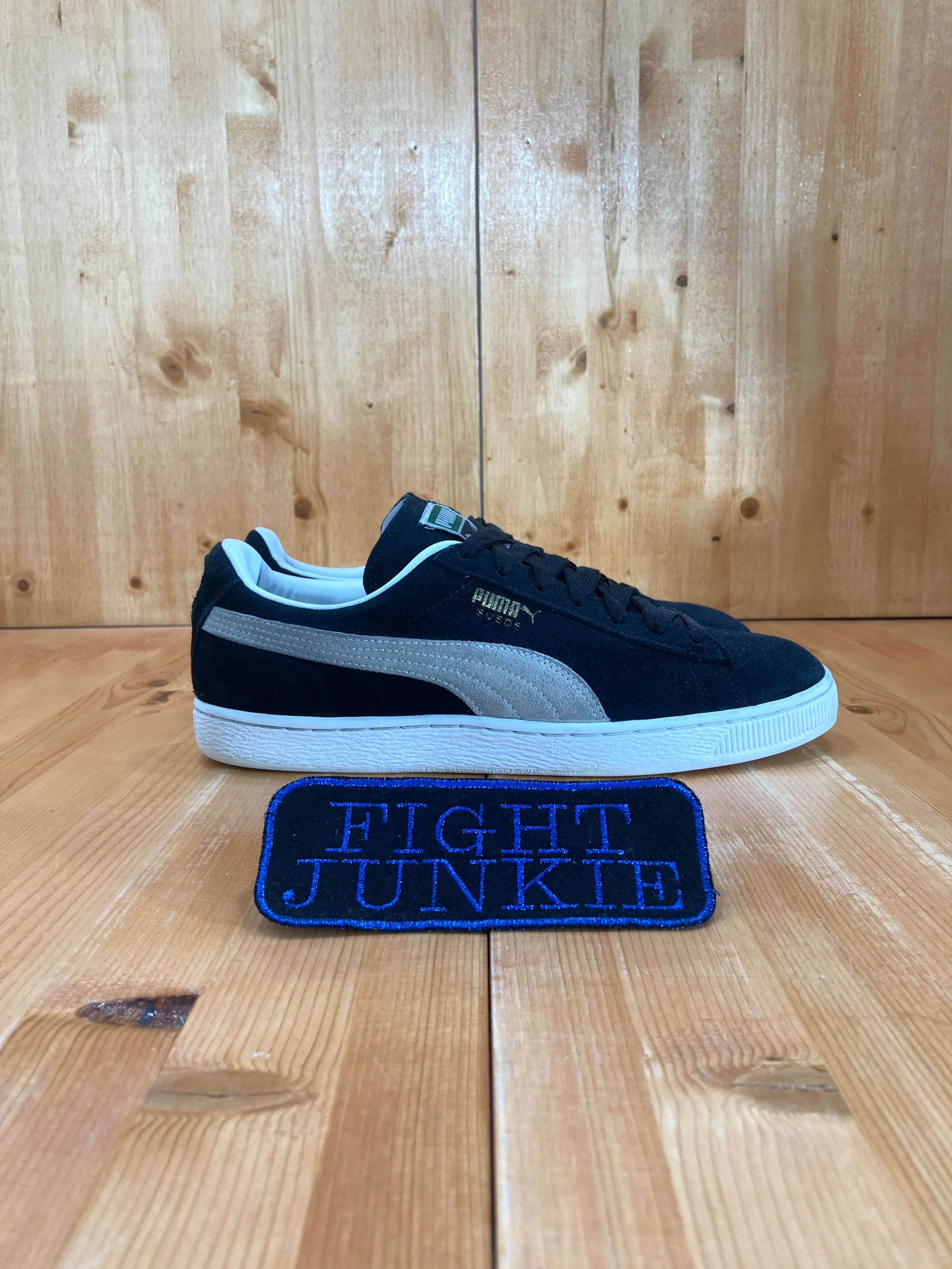 PUMA SUEDE CLASSIC ECO Men Size 10 Shoes Sneakers Black & White 352634-03